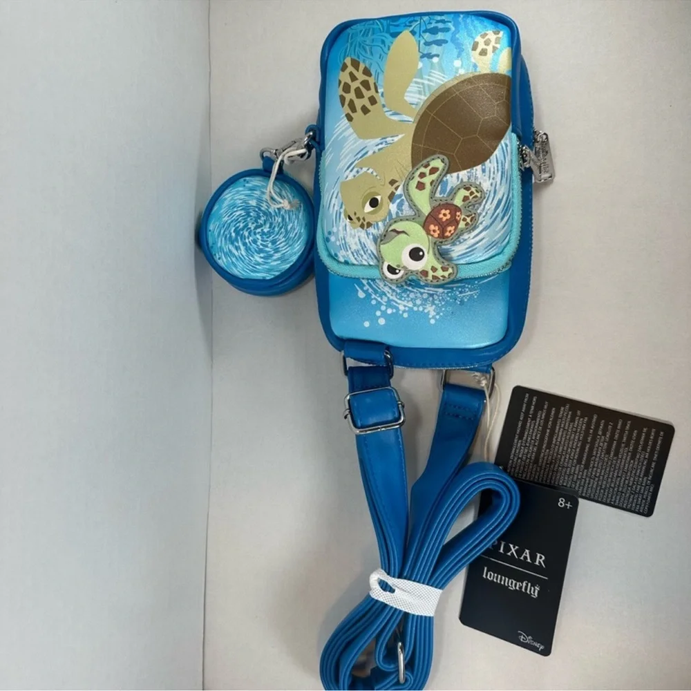 Loungefly Disney Pixar Finding Nemo Crush & Squirt Crossbody Bag - Exclusive